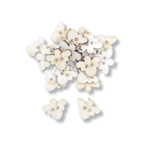 Ozdobne Drewniane Guziki motyw Pszczoły 20szt 20mm