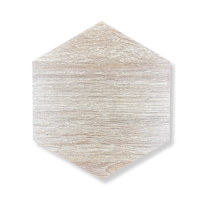 Drewniany sześciokąt z sklejki kolor DĄB SONOMA baza dekor wielokąt decoupage heksagon 15cm