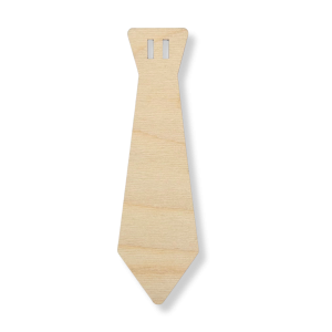 Drewniany dekor KRAWAT 20 cm ze sklejki