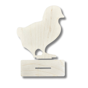 Figurka kurczak pisklę kurczaczek wielkanocny ze sklejki dekor 13cm