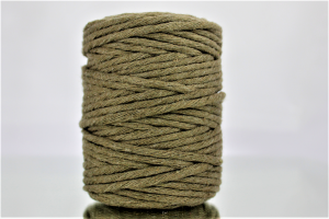 Sznurek Bawełniany Skręcany 50m 5mm Khaki