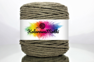 Sznurek Bawełniany Skręcany 100m 5mm Khaki