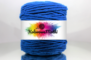 Sznurek Bawełniany Skręcany 100m 5mm Chabrowy