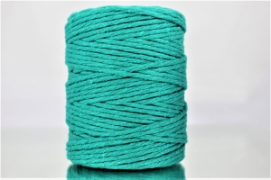 Sznurek Bawełniany Skręcany 100m 3mm Szmaragdowy