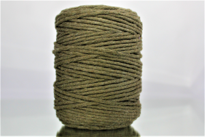 Sznurek Bawełniany Skręcany 100m 3mm Khaki