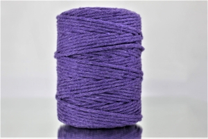 Sznurek Bawełniany Skręcany 100m 3mm Lawenda