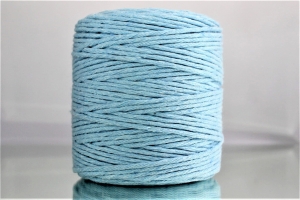Sznurek Bawełniany Skręcany 200m 3mm Błękitny