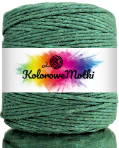 Sznurek Bawełniany Skręcany 200m 3mm Zielony
