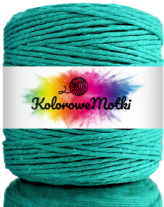Sznurek Bawełniany Skręcany 200m 3mm Szmaragdowy