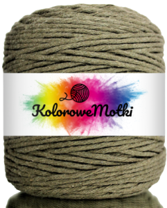 Sznurek Bawełniany Skręcany 200m 3mm Khaki