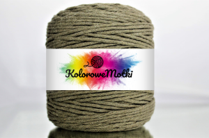 Sznurek Bawełniany Skręcany 200m 3mm Khaki
