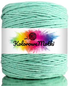 Sznurek Bawełniany Skręcany 200m 3mm Miętowy