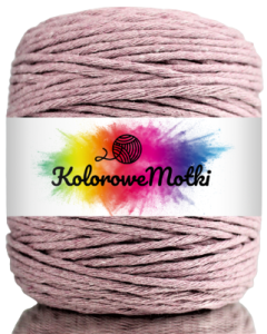 Sznurek Bawełniany Skręcany 200m 3mm Wrzosowy