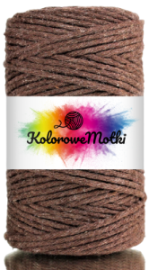 Sznurek Bawełniany Skręcany 60m 2mm Brązowy